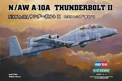 HobbyBoss 1/72 N/AW A-10A THUNDERBOLT II Plastic Model Kit HobbyBoss