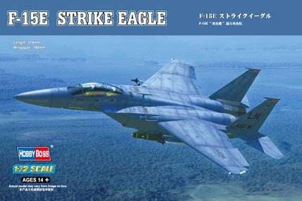 HobbyBoss 1/72 F-15E Strike Eagle Strike fighter Plastic Model Kit