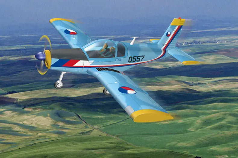 HobbyBoss 1/72 Czech Zlin Z-142 Plastic Model Kit HobbyBoss