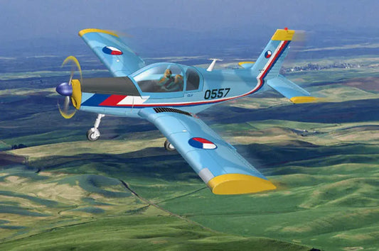 HobbyBoss 1/72 Czech Zlin Z-142 Plastic Model Kit HobbyBoss