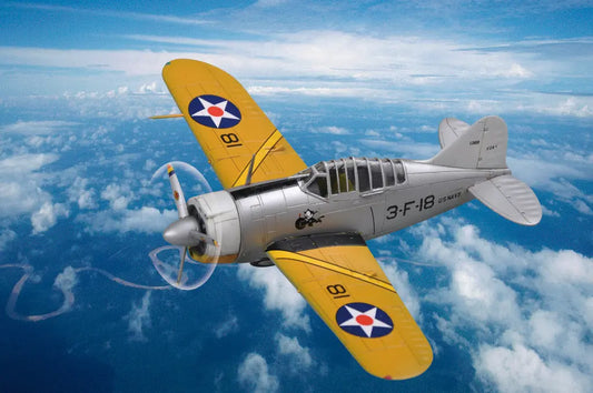 HobbyBoss 1/72 F2A Buffalo Plastic Model Kit HobbyBoss