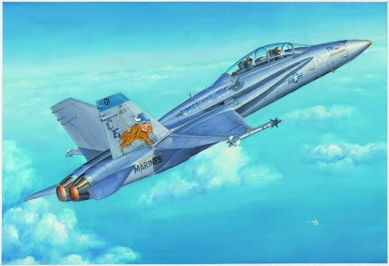 HobbyBoss 1/48 F/A -18D "Hornet" Plastic Model Kit