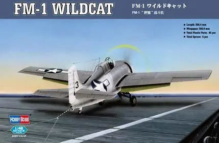 HobbyBoss 1/48 FM-1 Wildcat Plastic Model Kit HobbyBoss
