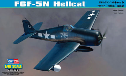 HobbyBoss 1/48 F6F-5N Hellcat Plastic Model Kit