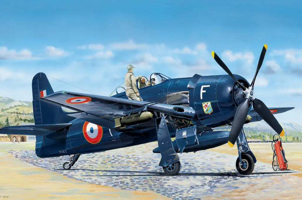HobbyBoss 1/48 F8F-1B Bearcat Plastic Model Kit HobbyBoss