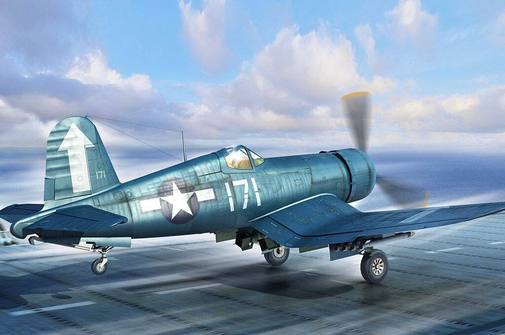 HobbyBoss 1/48 F4U-1D Corsair Plastic Model Kit