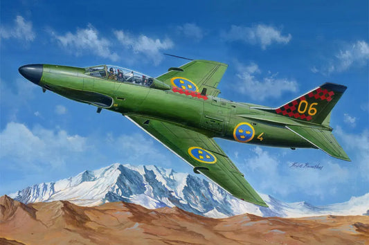 HobbyBoss 1/48 SAAB J-32B/E Lansen Plastic Model Kit HobbyBoss