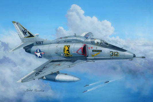 HobbyBoss 1/48 A-4F Sky Hawk Plastic Model Kit HobbyBoss