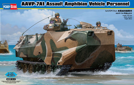 HobbyBoss 1/35 AAVP-7A1 Assault Amphibian Vehicle Personnel Plastic Model Kit