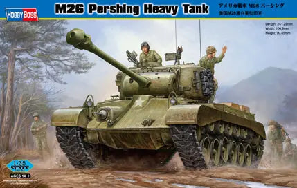 HobbyBoss 1/35 M26 Pershing Heavy Tank Plastic Model Kit HobbyBoss