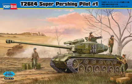 HobbyBoss 1/35 T26E4 Super Pershing Pilot #1 Plastic Model Kit HobbyBoss