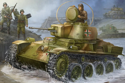 HobbyBoss 1/35 Hungarian Light Tank 38M Toldi I(A20) Plastic Model Kit HobbyBoss