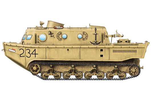 HobbyBoss 1/72 German Land-Wasser-Schlepper (LWS) Amphibious Tractor Early Prod. Model Kit