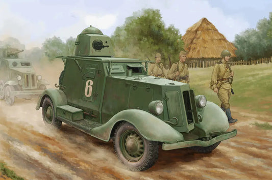 HobbyBoss 1/35 Soviet BA-20 Armored Car Mod.1937 Plastic Model Kit HobbyBoss