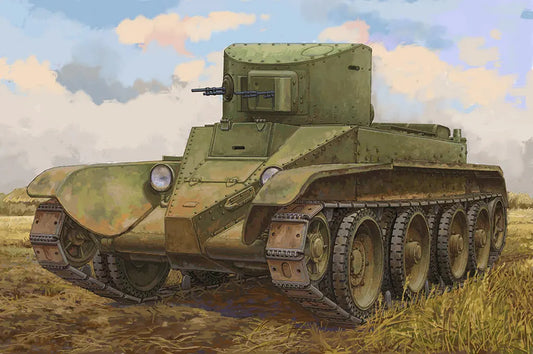 HobbyBoss 1/35 Soviet BT-2 Tank(late) Plastic Model Kit HobbyBoss