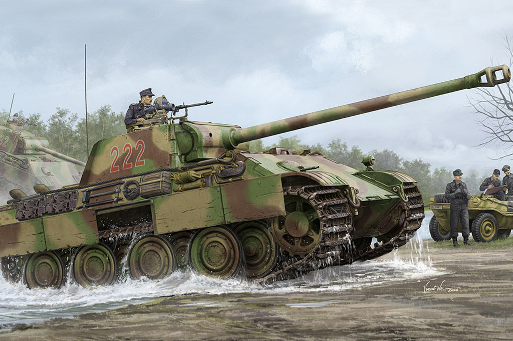 HobbyBoss 1/35 German Panther G - Late version Plastic Model Kit HobbyBoss