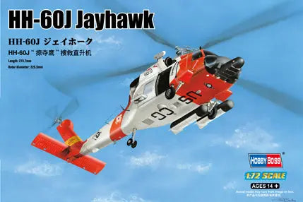 HobbyBoss 1/72 HH-60J Jayhawk Plastic Model Kit HobbyBoss