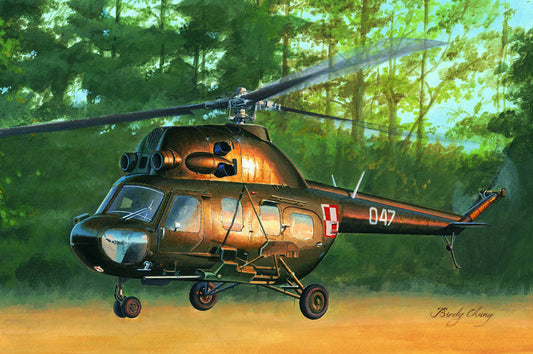 HobbyBoss 1/72 Mil mi-2US Hoplite gunship variant Plastic Model Kit HobbyBoss