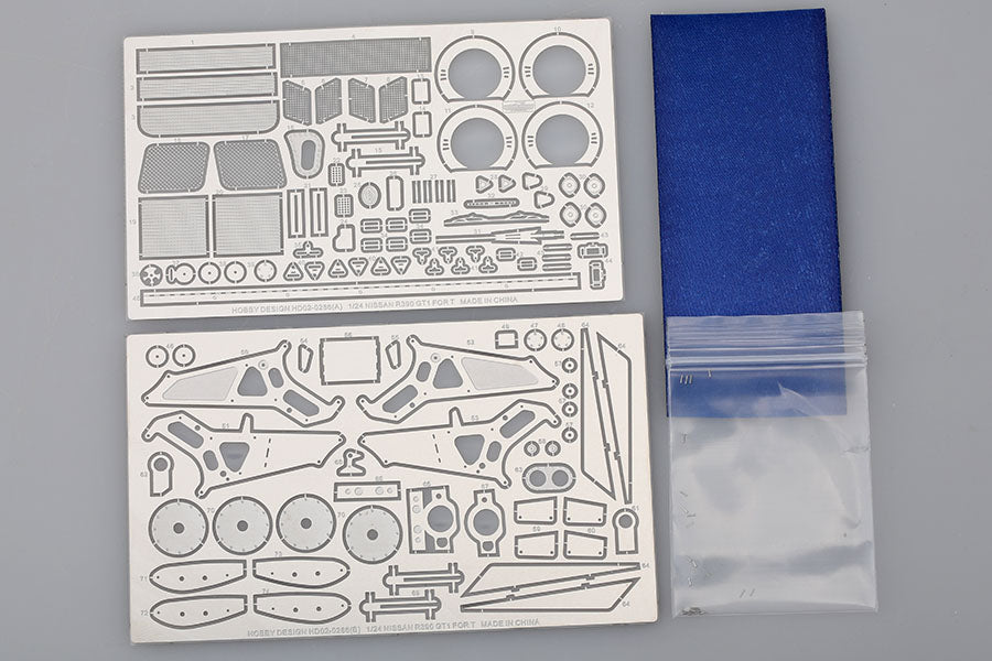 Hobby Design 1:24 Nissan R390 GT1 For Tamiya Kit（PE+Metal parts）