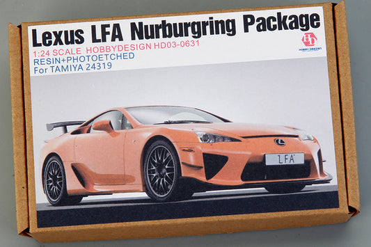 Hobby Design 1/24 Lexus LFA Nurburgring Package For Tamiya 24319(Resin+Decals+PE)