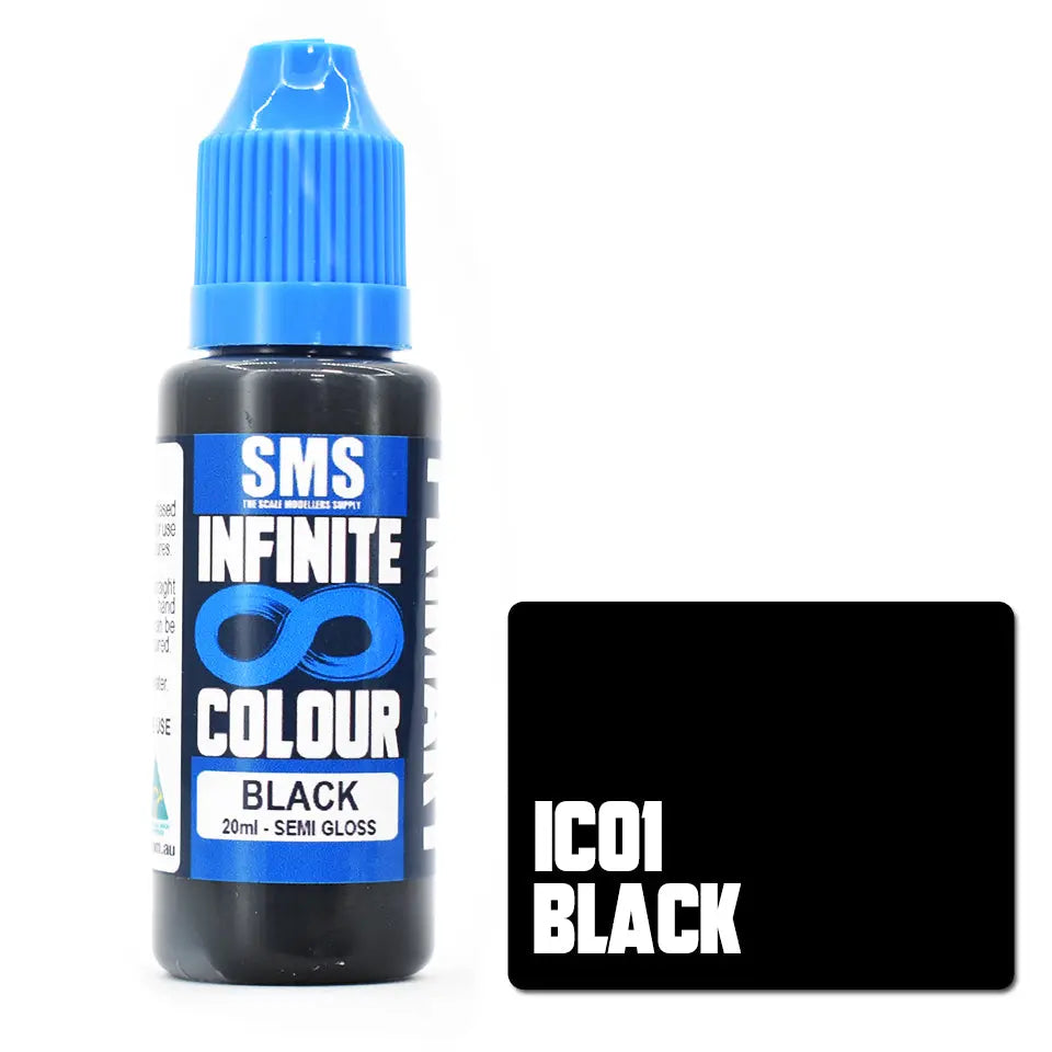 SMS Infinite Colour Black 20ml The Scale Modellers Supply
