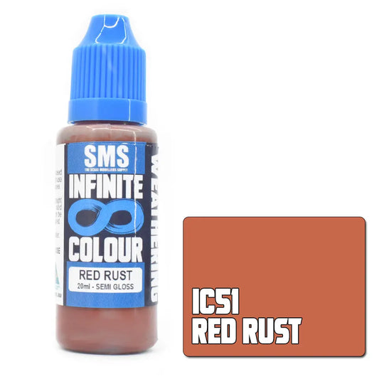 SMS Infinite Colour Red Rust 20ml The Scale Modellers Supply