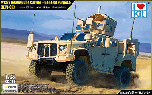 I Love Kit 1/35 M1278 Heavy Guns Carrier – General Purpose (JLTV-GP) Plastic Model Kit