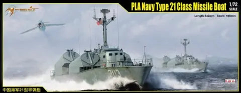 I Love Kit 1/72 PLA Navy Type 21 Class Missile Boat Plastic Model Kit I Love Kit
