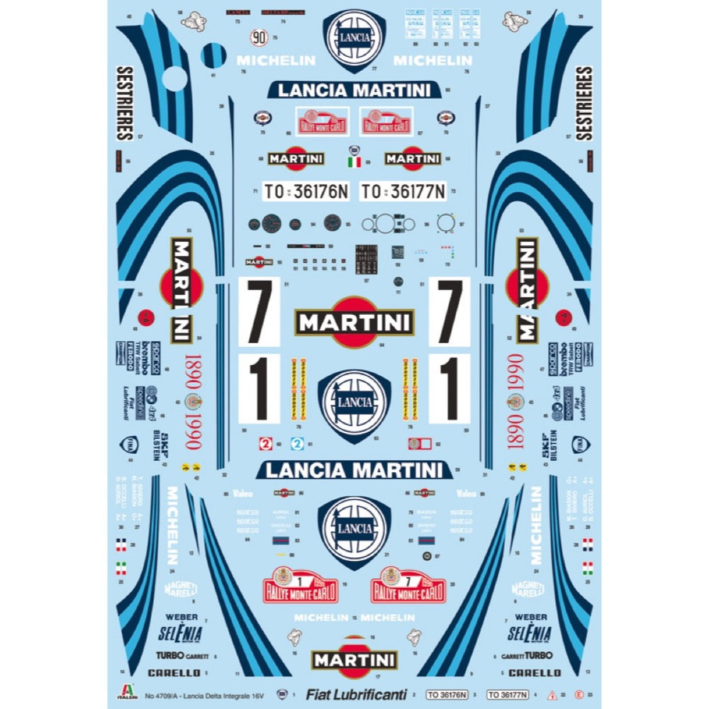 Italeri 1:12 Lancia Delta HF Integrale 16v