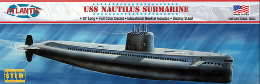 Atlantis 1/300 SSN 571 Nautilus Submarine Plastic Model Kit