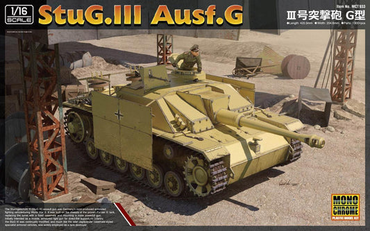 MonoChrome 1/16 StuG.III Ausf.G May 1943 Production mit Schurzen Plastic Model Kit