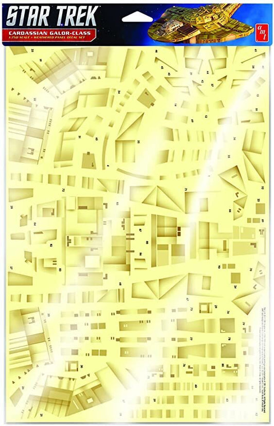 AMT 1/750 Star Trek: Deep Space Nine: Cardassian Paneling Decals (Upgrade for AMT1028)