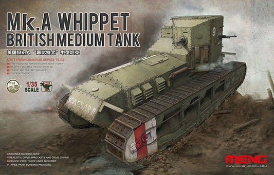 Meng 1/35 British Medium Tank Mk.A Whippet Plastic Model Kit