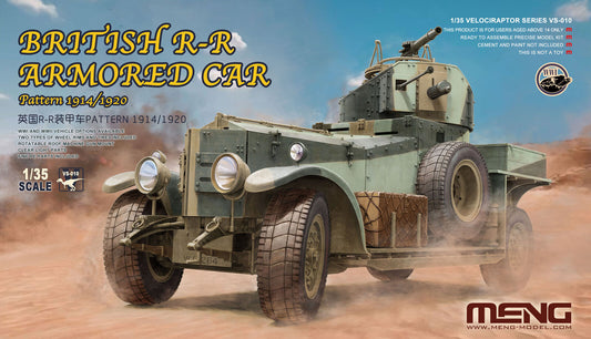 Meng 1/35 British RR Armored Car Pattern 1914/1920 Plastic Model Kit