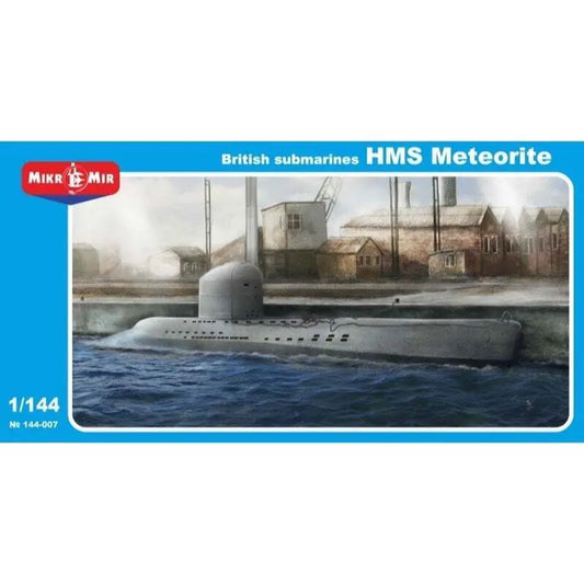 Micromir 1/144 HMS Meteorite - British submarine Plastic Model Kit - Franklin Hobbies Ltd