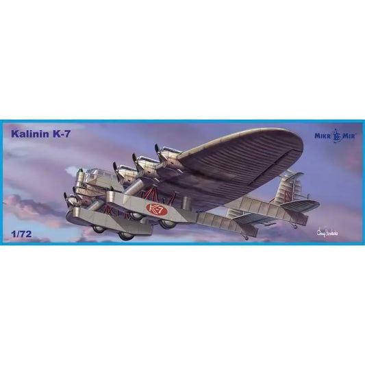 Micromir 1/72 Kalinin K-7 Plastic Model Kit - Franklin Hobbies Ltd