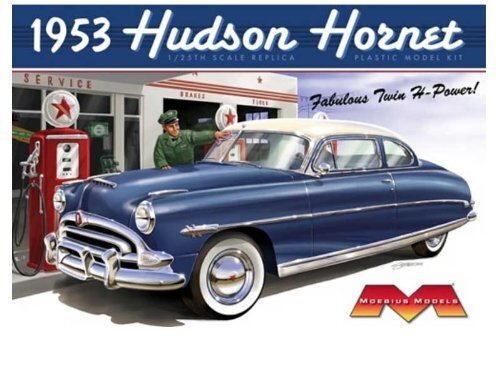 Moebius 1/25 1953 Hudson Hornet Plastic Model Kit