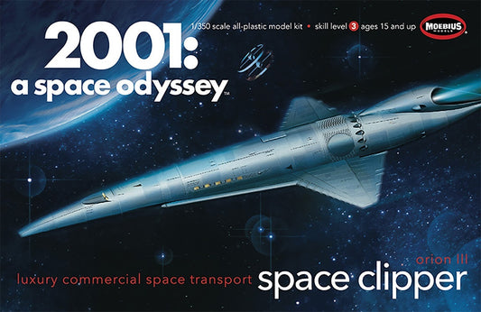 Moebius 1/350 2001: A Space Odyssey: Space Clipper Orion Plastic Model Kit
