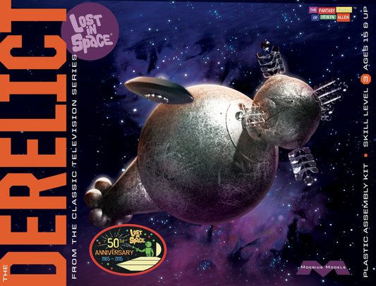 Moebius 1/350 Lost in Space Derelict Plastic Model Kit