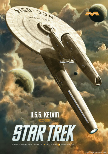 Moebius 1/1000 Star Trek: USS Kelvin Plastic Model Kit