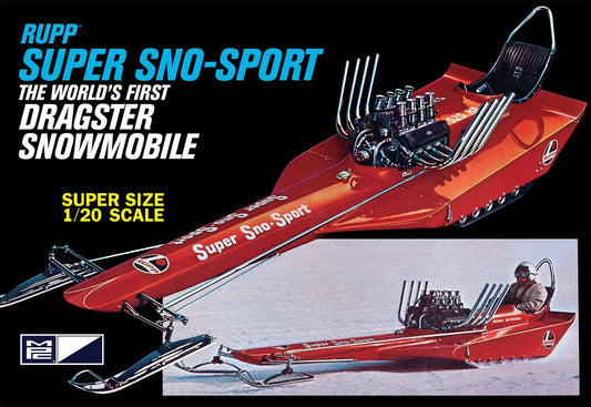 MPC 1/20 Rupp Super Sno-Sport Snow Dragster Plastic Model Kit