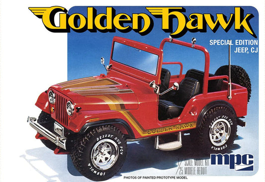 MPC 1/25 1981 Jeep CJ5 Golden Hawk Plastic Model Kit