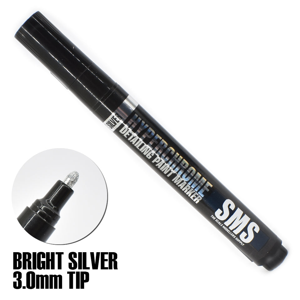 SMS Hyperchrome Marker (Bright Silver) 3.0mm