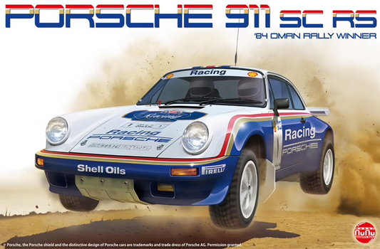 NuNu 1/24 Porsche 911 1984 Oman Rally Plastic Model Kit
