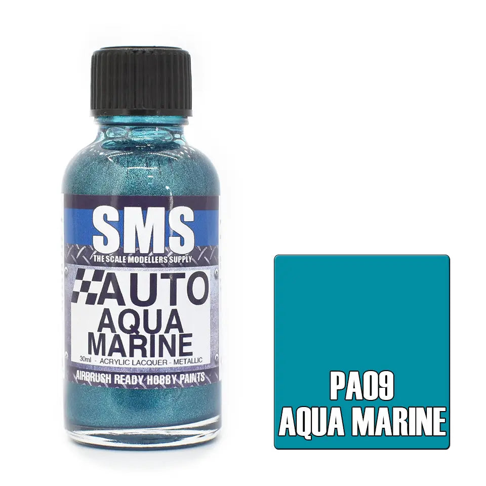 SMS Auto Colour AQUA MARINE 30ml The Scale Modellers Supply