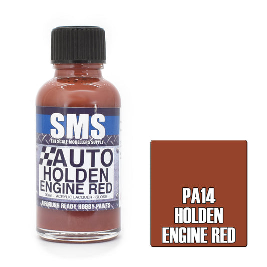 SMS Auto Colour HOLDEN ENGINE RED 30ml