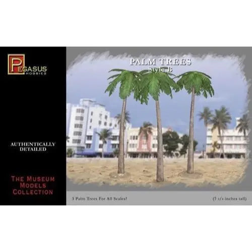 Pegasus 1/72 Palm Trees Style B Plastic Model Kit - Franklin Hobbies Ltd