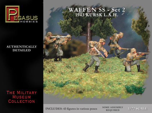Pegasus 1/72 German Waffen SS #2 (43 piece set)