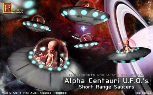 Pegasus 1/32 Alpha Centauri U.F.O.'s (2) Plastic Model Kit
