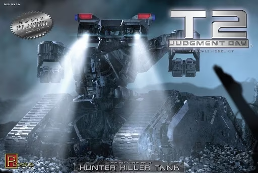 Pegasus 1/32 Terminator 2 Hunter Killer Tank Chrome Plated Edition Plastic Model Kit